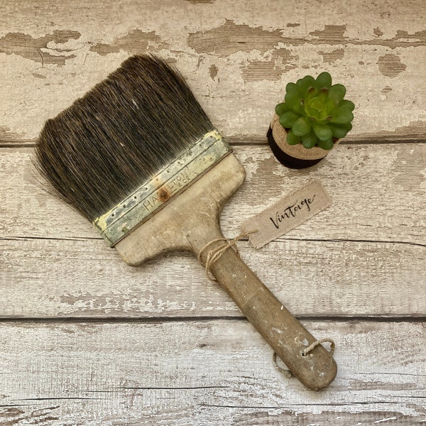 Antique Paint Brush Etsy