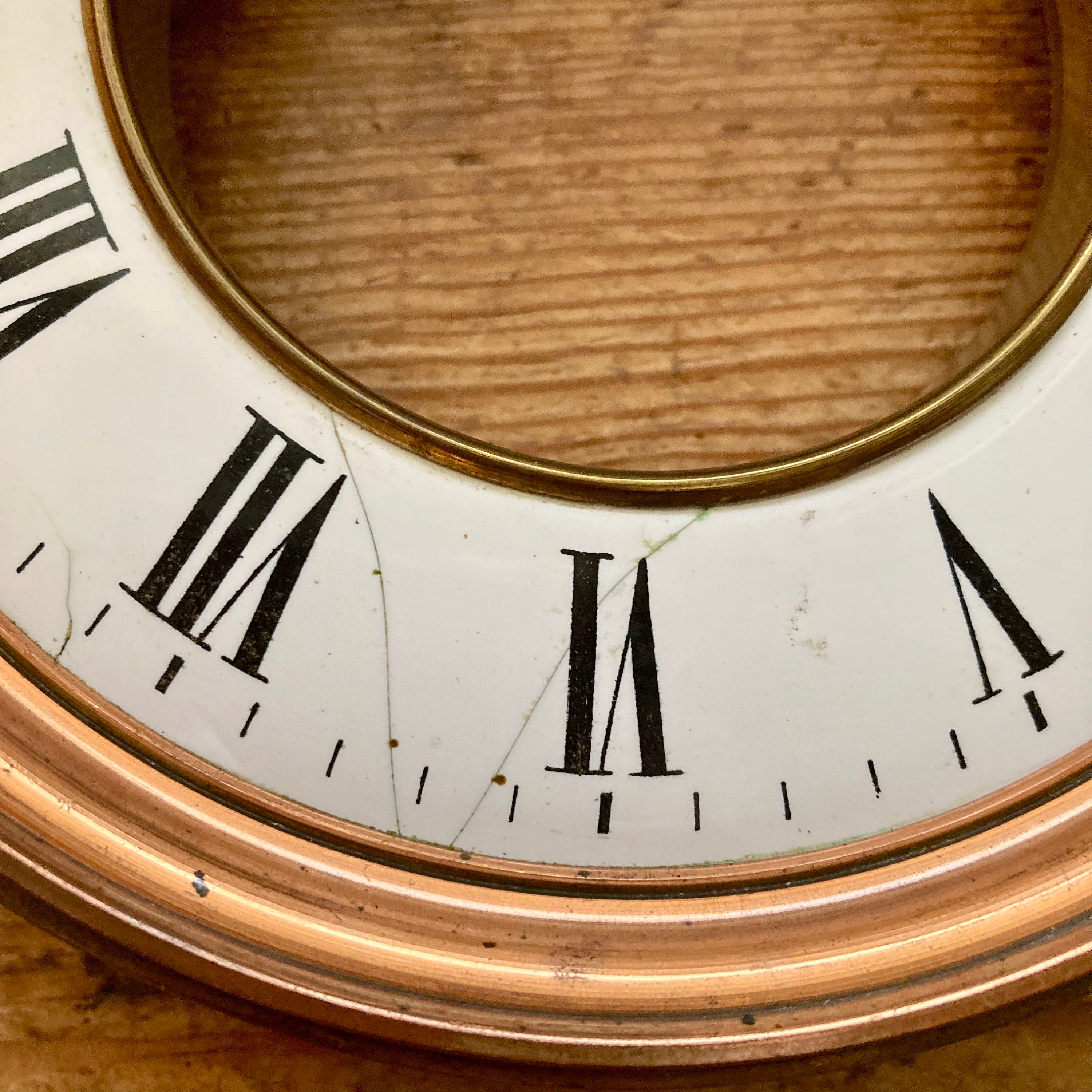 Antique Clock Face Vintage Brass Clock Face Decorative Clock Etsy