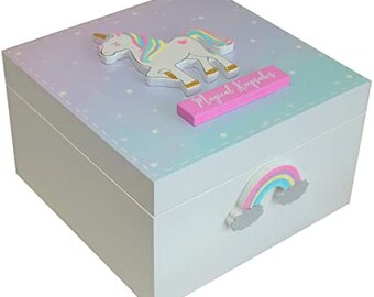 Music- Twinkle Twinkle Little Star Unicorn Jewelry Box