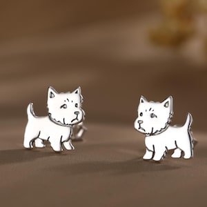 West Highland Terrier – Adorno De Ceráica De Vitral De Navidad, Adorno