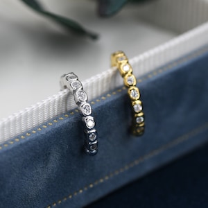 CZ Crystal Dotted Ear Cuff in Sterling Silver, Silver or Gold, Simple Piercing Free Earrings, Minimalist Ear Cuff, CZ Ear Cuff
