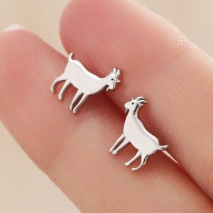 Getörhängen i sterlingsilver, silver eller guld eller roséguld, getörhängen i sterlingsilver, fårörhängen, bondörhängen