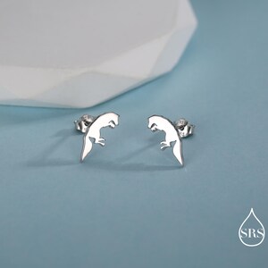 Springende Fuchs-Ohrstecker aus Sterlingsilber, springende Fuchs-Ohrringe, Gold- oder Roségold-Finish, Natur inspirierte Tierohrringe Bild 2