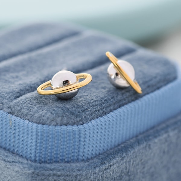 Space Connection Sterling Silver Earrings