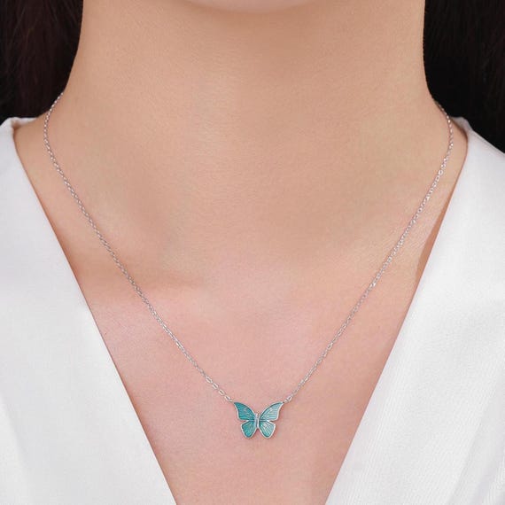 Collana da donna a forma di cuore con pietra portafortuna in