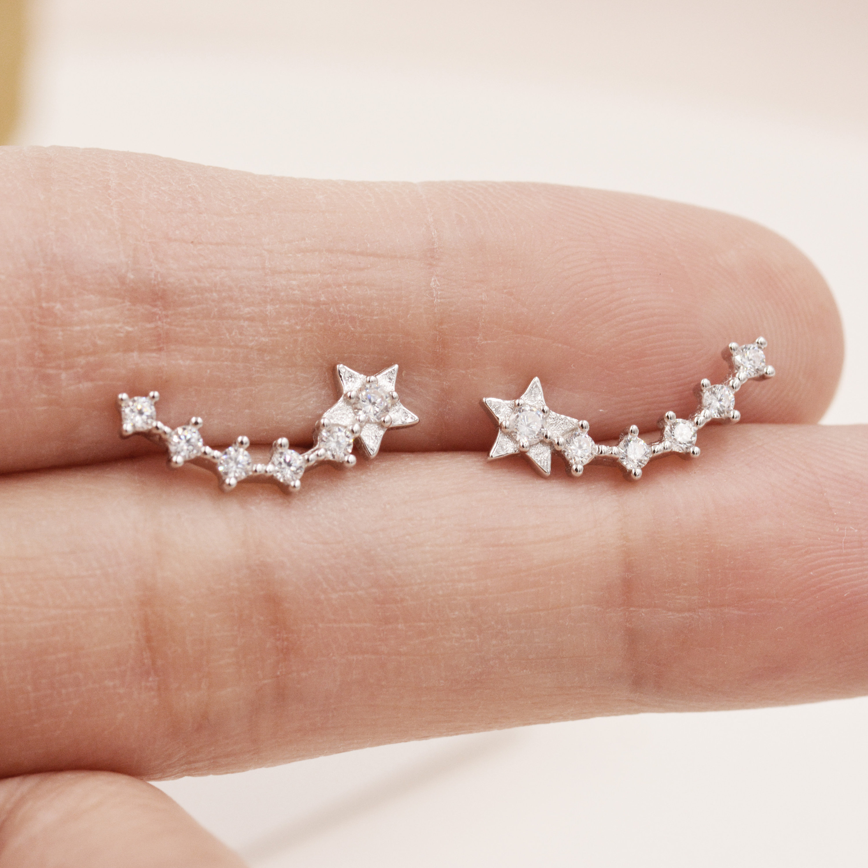 Constellations  Sterling Silver Shooting Star Cuff Bracelet