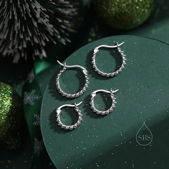 Orecchini Huggies In Argento Sterling, Zirconi Cubici - Foto 11