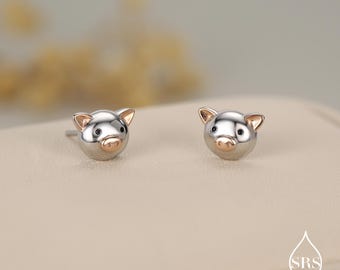 ヴィンテージ スターリングシルバー 豚チャームペンダント - 斬新な