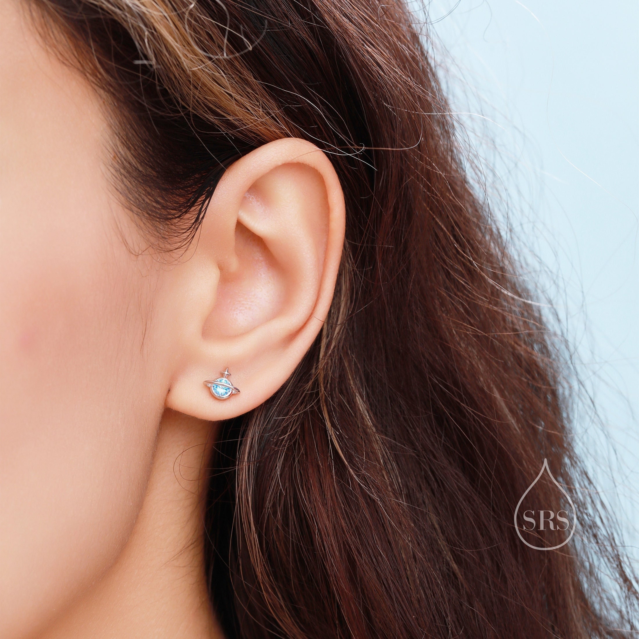 【STONEHENgE】Luv-it〜Silver Heart Planet Earrings F0464 STONEHENgE】Luv-it〜Silver Heart Planet Earrings F0464 925