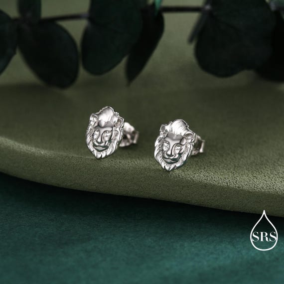 Orecchini A Forma Di Foca In Argento Sterling 925 Con Cuore E Zirconi - Gioiello Ipoallergenico Per Amanti Del Mare