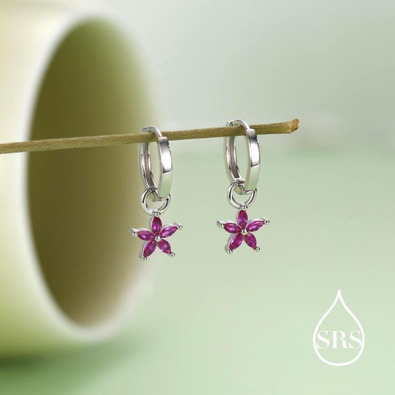 Orecchini A Perno In Argento Sterling 925 Con Zaffiri Rosa Naturali – Gemme AAA Placcate Rodio, Grandezza 3mm, Anallergici - 5