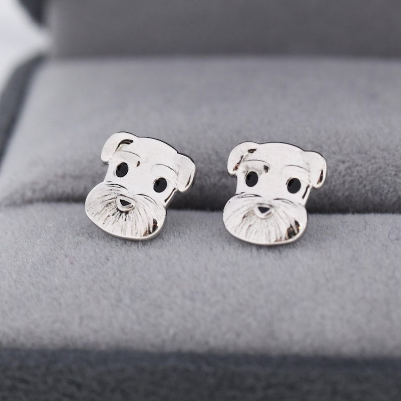 dog stud earrings