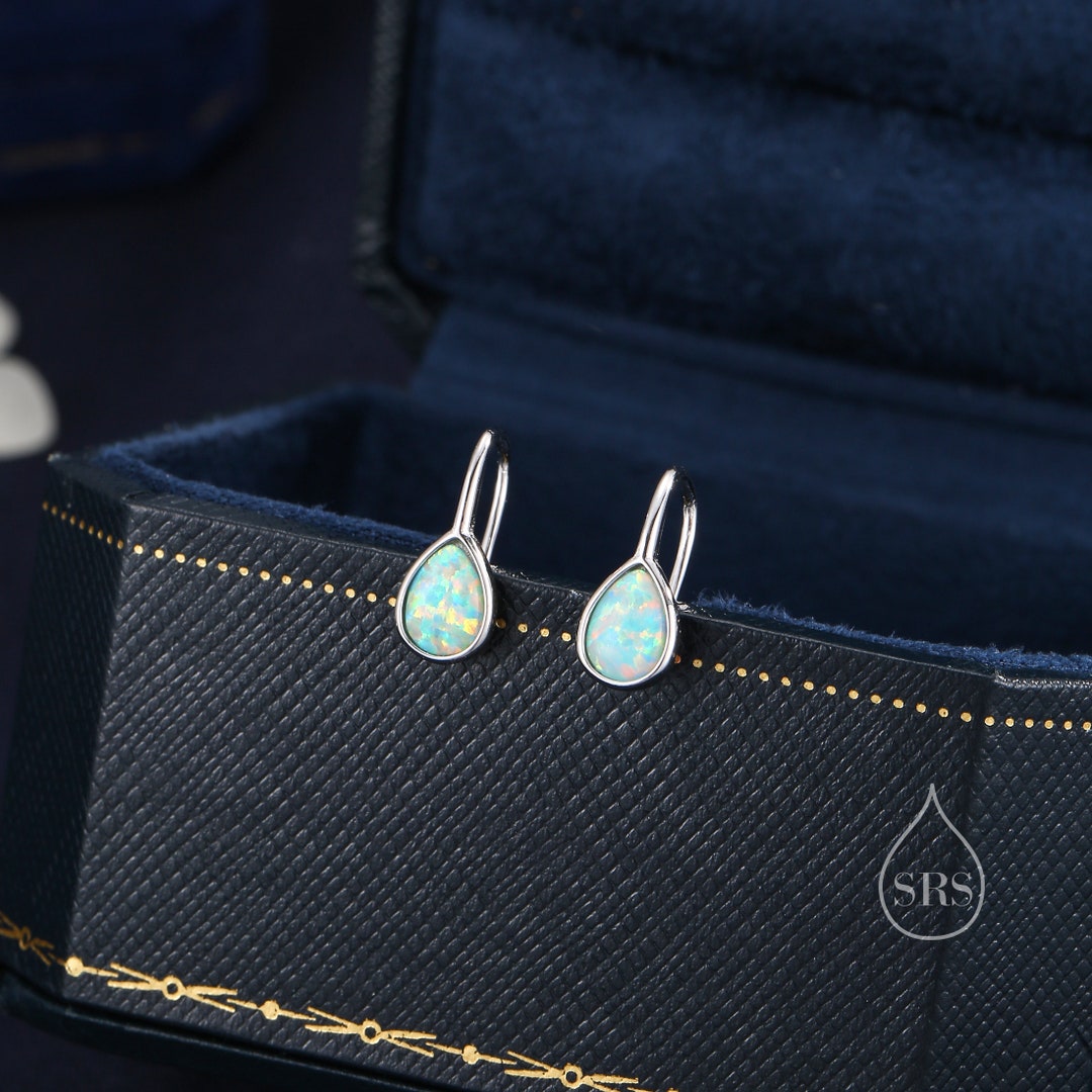 Pink Opal Fluid Diamond Droplet Earrings main image 1