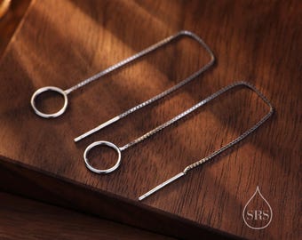 Orecchini a cerchio in argento sterling, argento, oro o oro rosa, orecchini a cerchio aperto