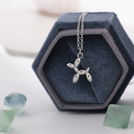 Orecchini in argento Sterling a forma di cucciolo di cane e osso