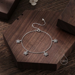 Crystal Forget-Me-Not Flower Bracelet