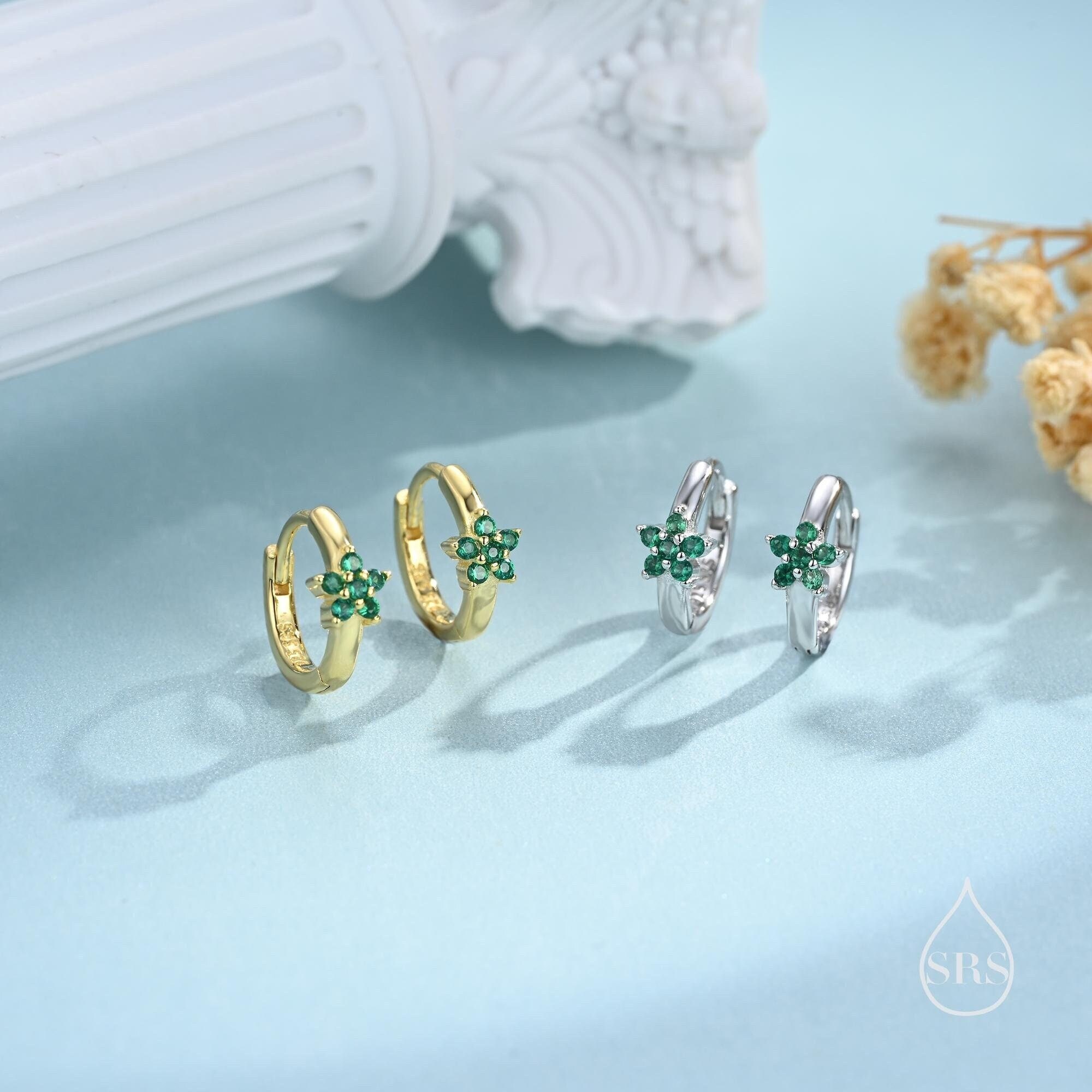 Orecchini Tondi In Ottone 7file Zirconi Placcato Argento16.5mm |GDO - Foto 6