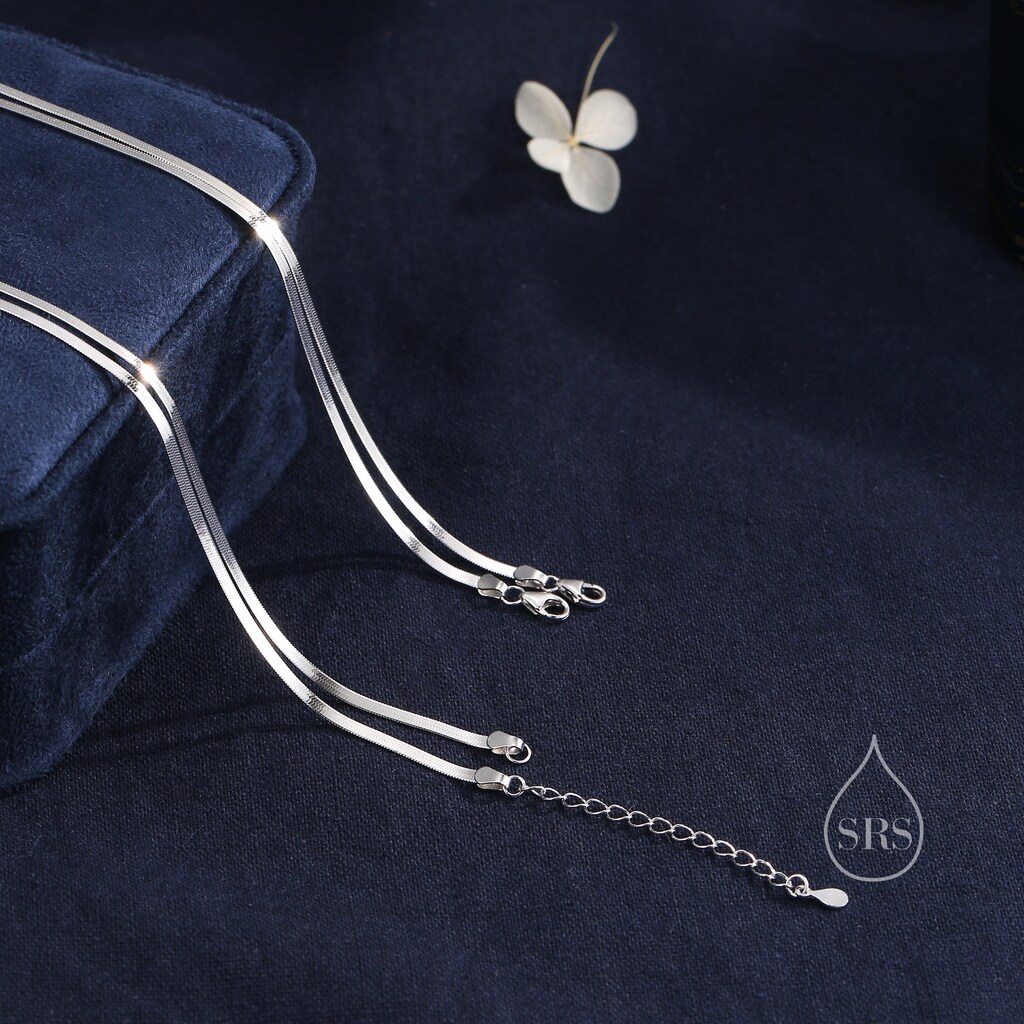 NKlaus Collana Donna In Argento 925 Con Catena A Giro D'Ancora | Lunghezza 50cm Larghezza 2mm | Gioiello Classico E Resistente, Regalo Idea Compleanno