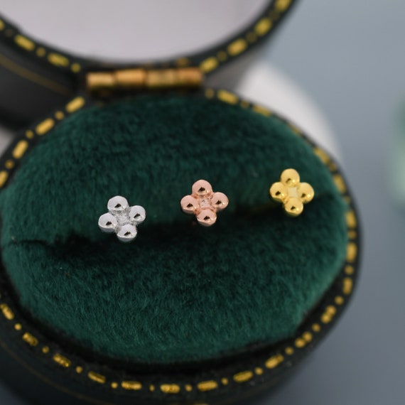 1 Coppia di orecchini a perno in argento sterling 925 con