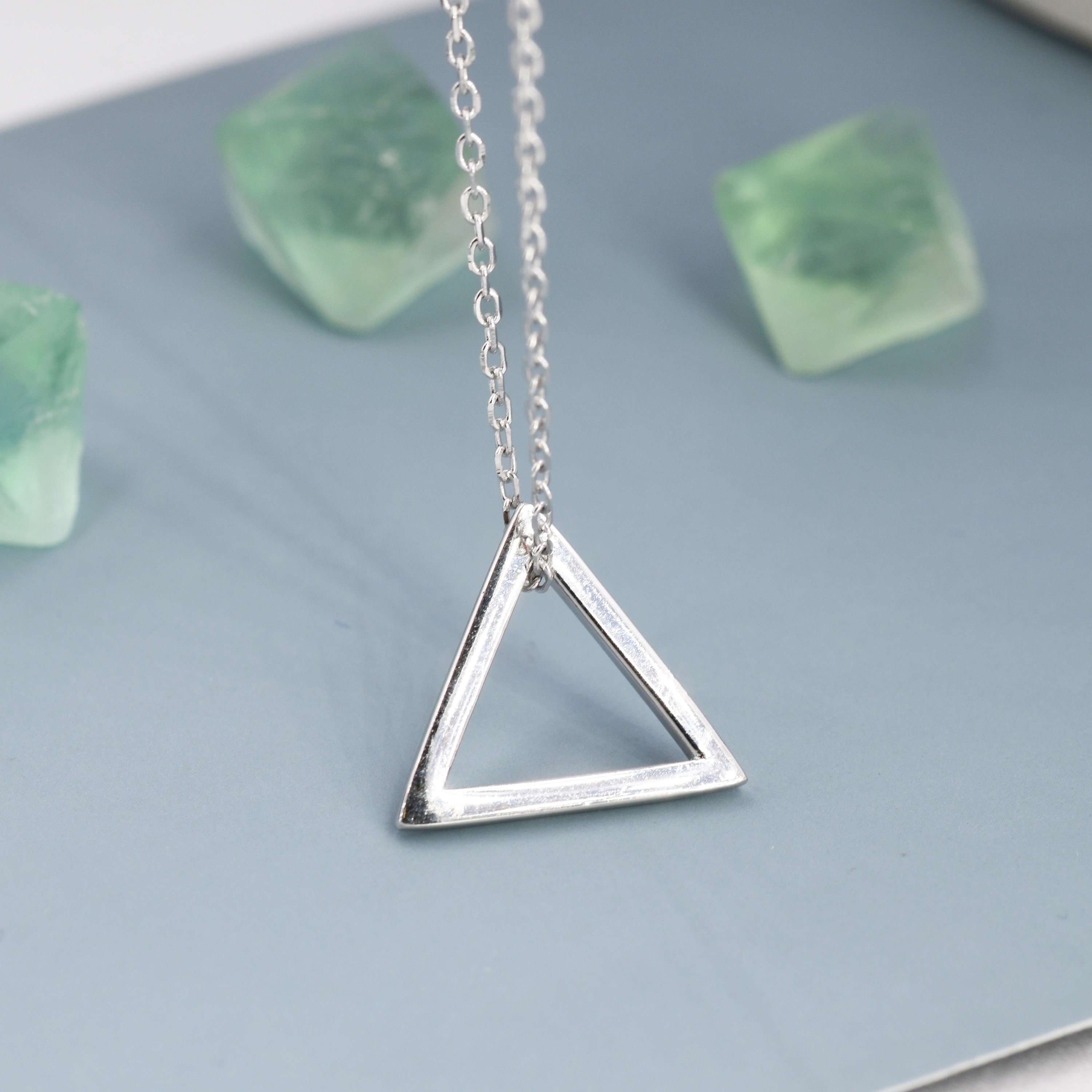 Triangle sale pendant necklace