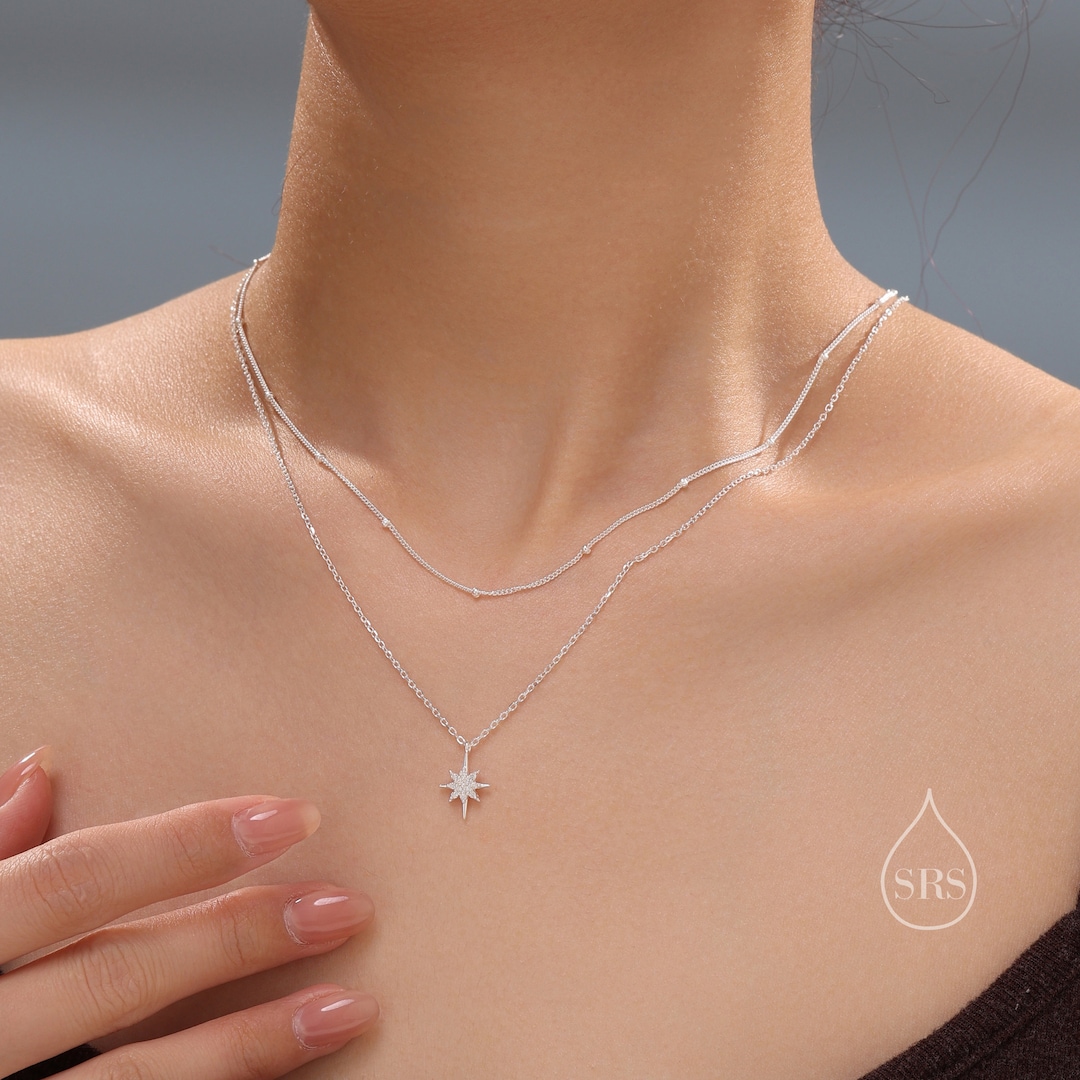 ネックレス・ペンダント LAZY DAWN double rings necklace Interlocking Circle Necklace Gold, Interlocking Ring
