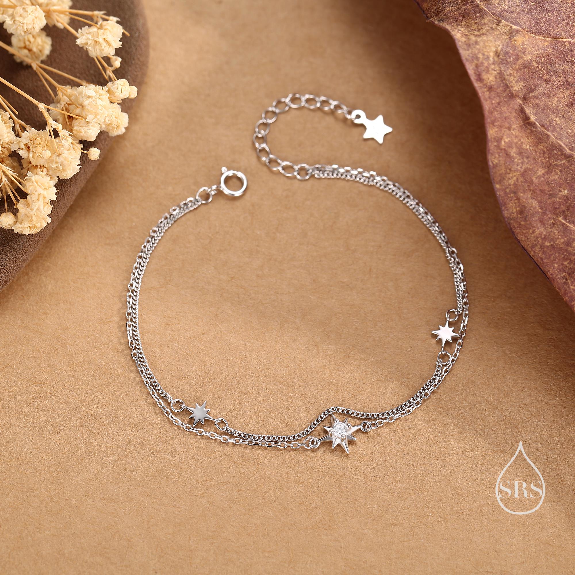 アクセサリー littlebig Star Chain Bracelet Star Bracelet, Lucky Stars Bracelet, Star Jewelry, 18th