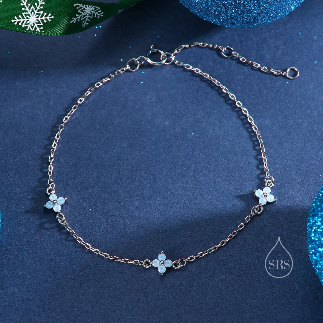 ★Hei★ [sv925] crystal flowers bracelet MUSINSA公式 | HEI [sv925] crystal flowers bracelet