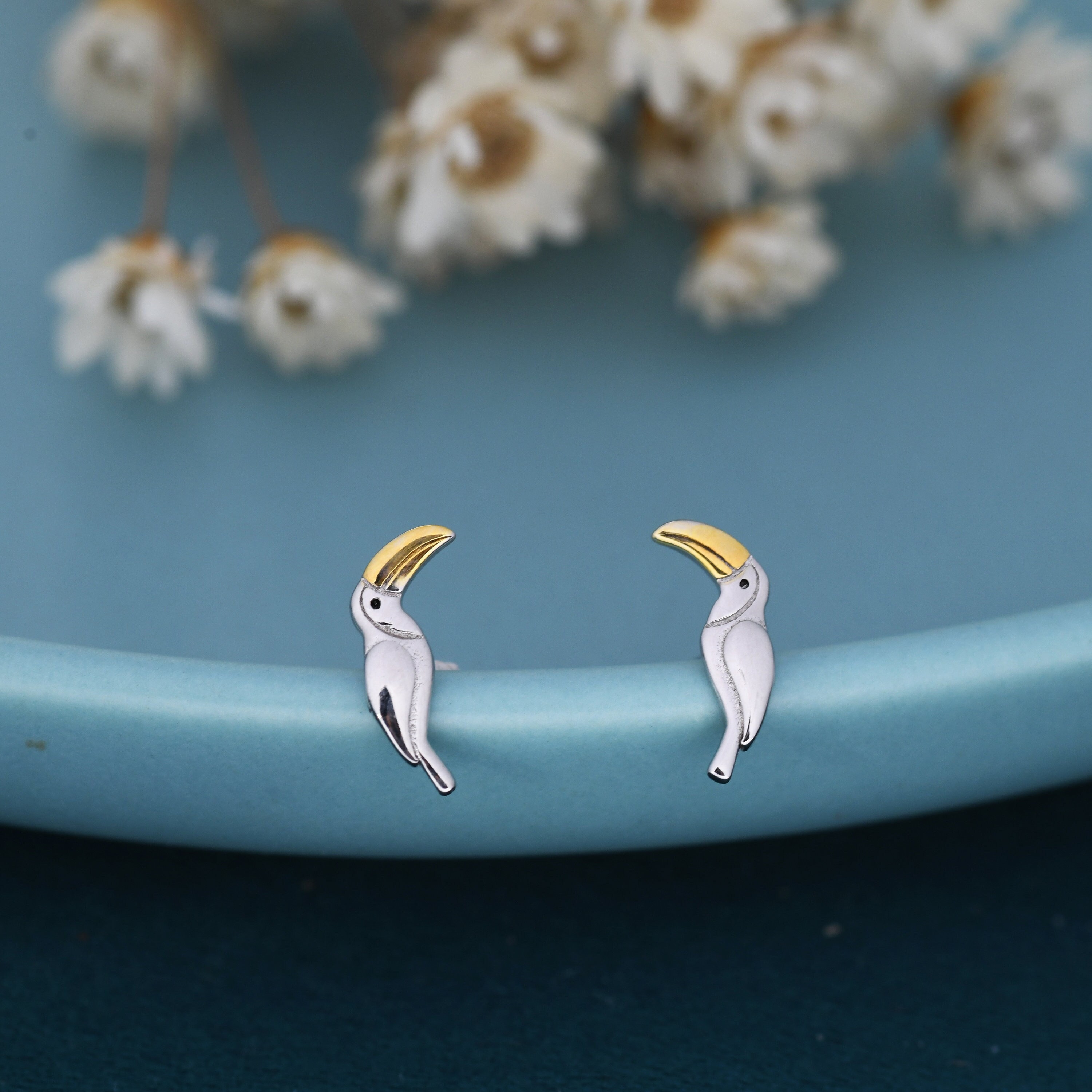 Bird stud earrings sale