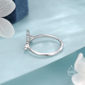 Sterling Silver Dragon Dainty Ring image 5