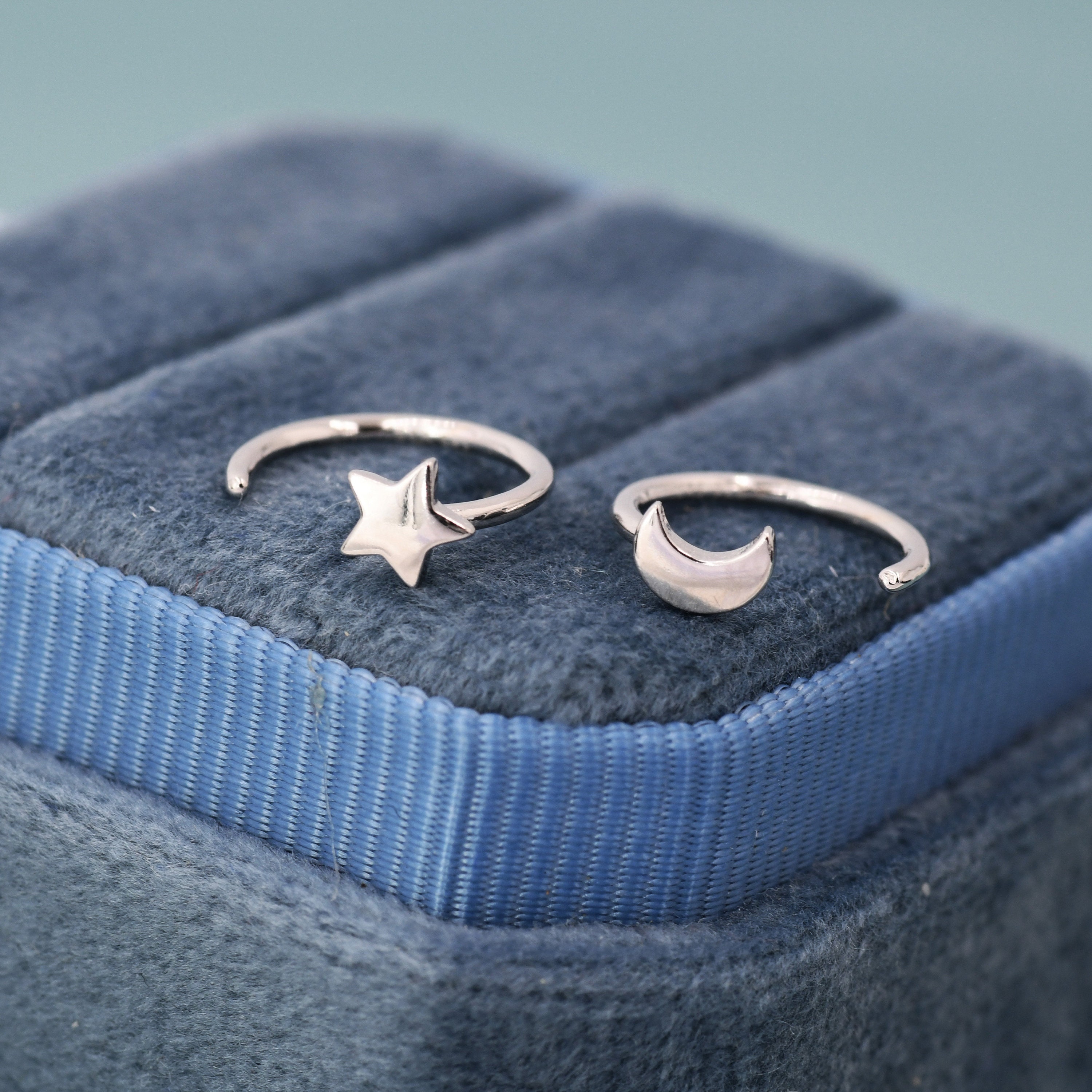 【MIDNIGHT MOMENT】rectangle mini earring - silver / ピアス ☆MIDNIGHT MOMENT.☆ rectangle mini earring silver MIDNIGHT
