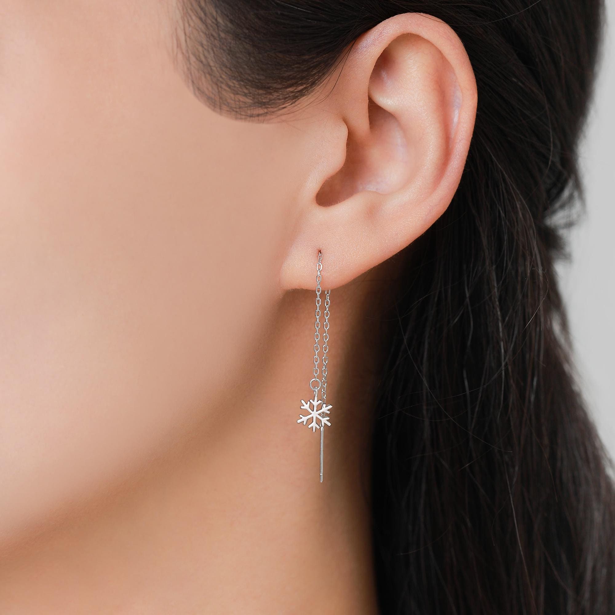 simmon ピアス Seta（simmon）ラウンド クオーツ クロッシング ピアス