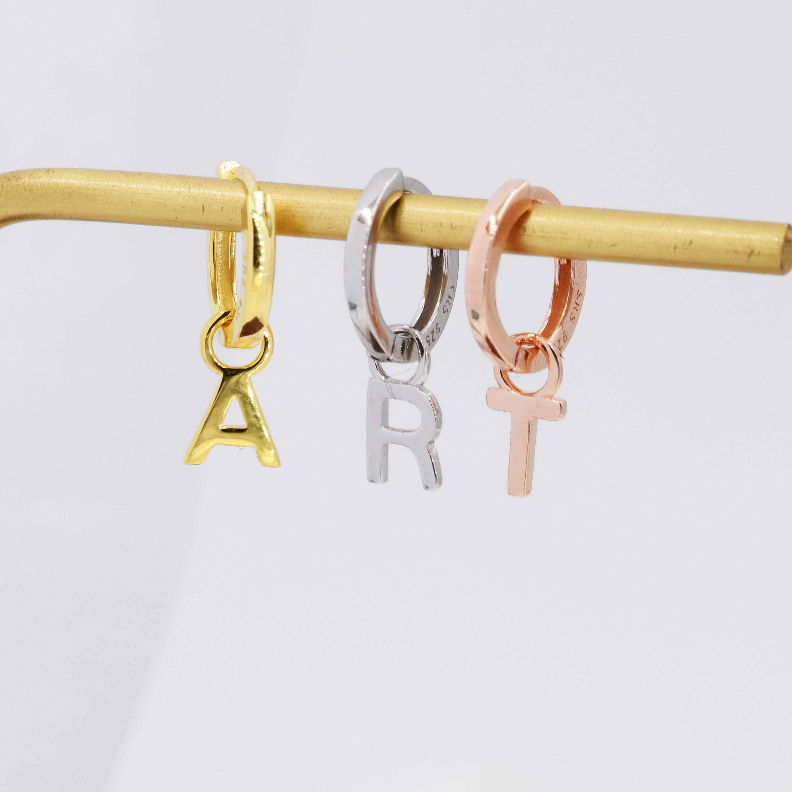 Orecchini Lettere Argento Donna Personalizzati Nome | Gioielli