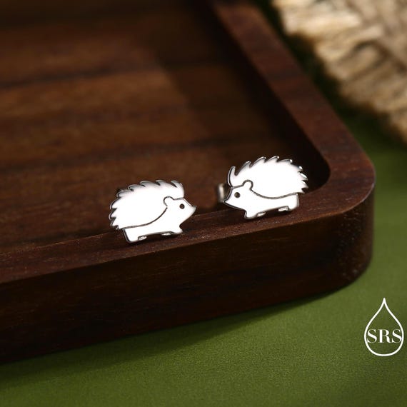 Orecchini A Forma Di Foca In Argento Sterling 925 Con Cuore E Zirconi - Gioiello Ipoallergenico Per Amanti Del Mare
