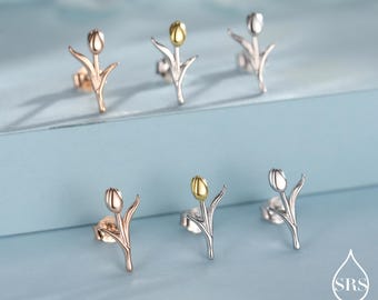 SUPERFINDINGS 3 Paia Orecchini A Tulipano – Floreali Con Perle E Petali – Orecchini A Cerchio Per Donna