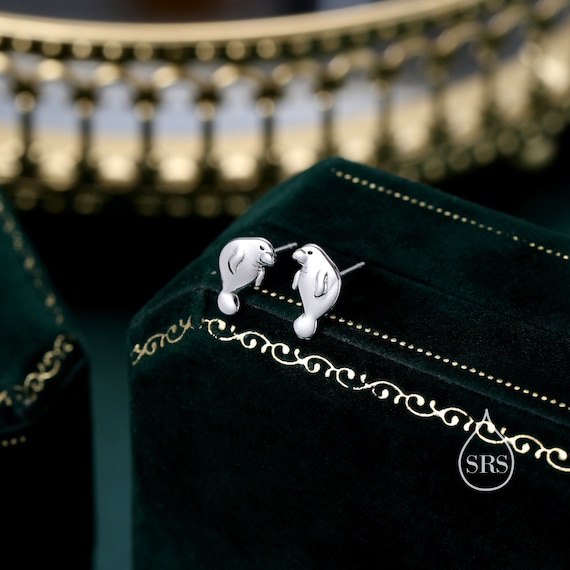 Manatee earrings best sale