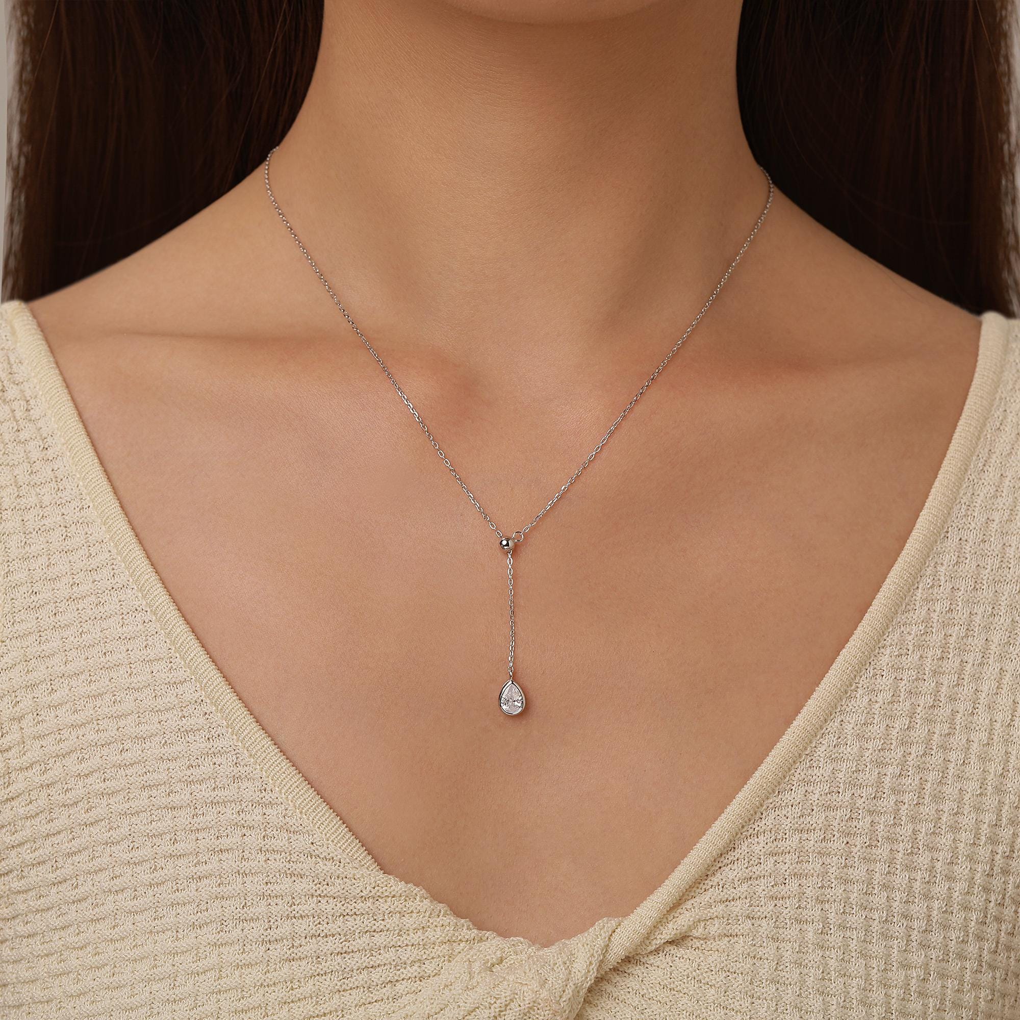 Zipper Y Necklace - Etsy Canada