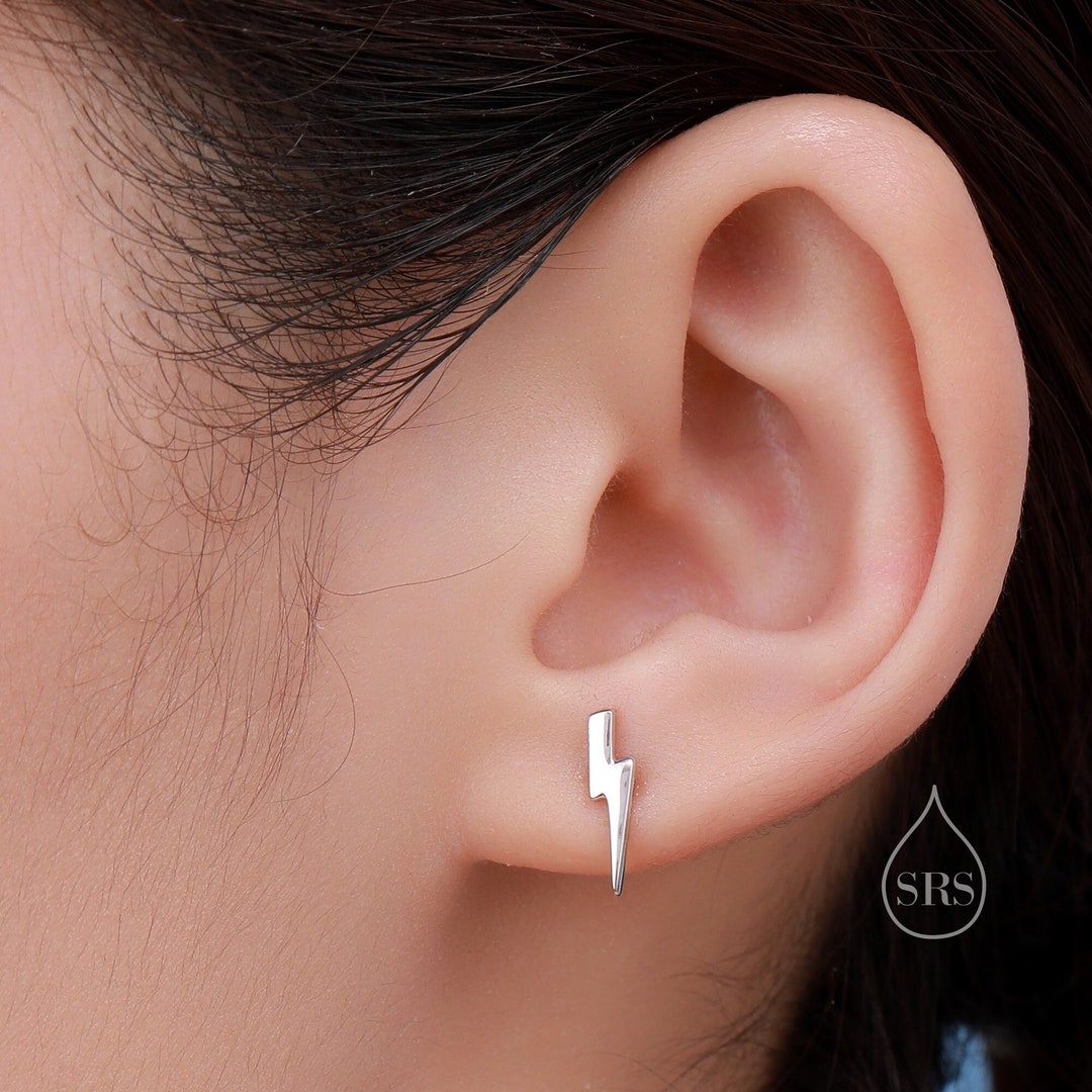 Lightning Bolt Stud Earrings main image 1