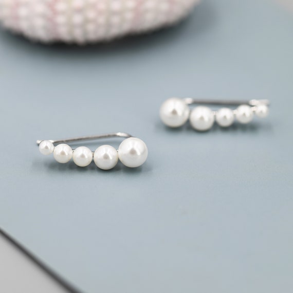 Octopus Slide Necklace with Cubic Zirconia and Simulated Grey Pearl Octopus Slide Necklace with Cubic Zirconia and Simulated Grey Pearl