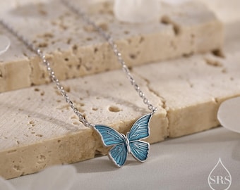 Collana con ciondolo a farfalla e foto - Italia
