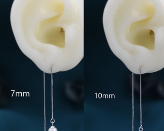 Dropping In Pearl Threaders (Silver & 24K Gold Vermeil - Foto 13