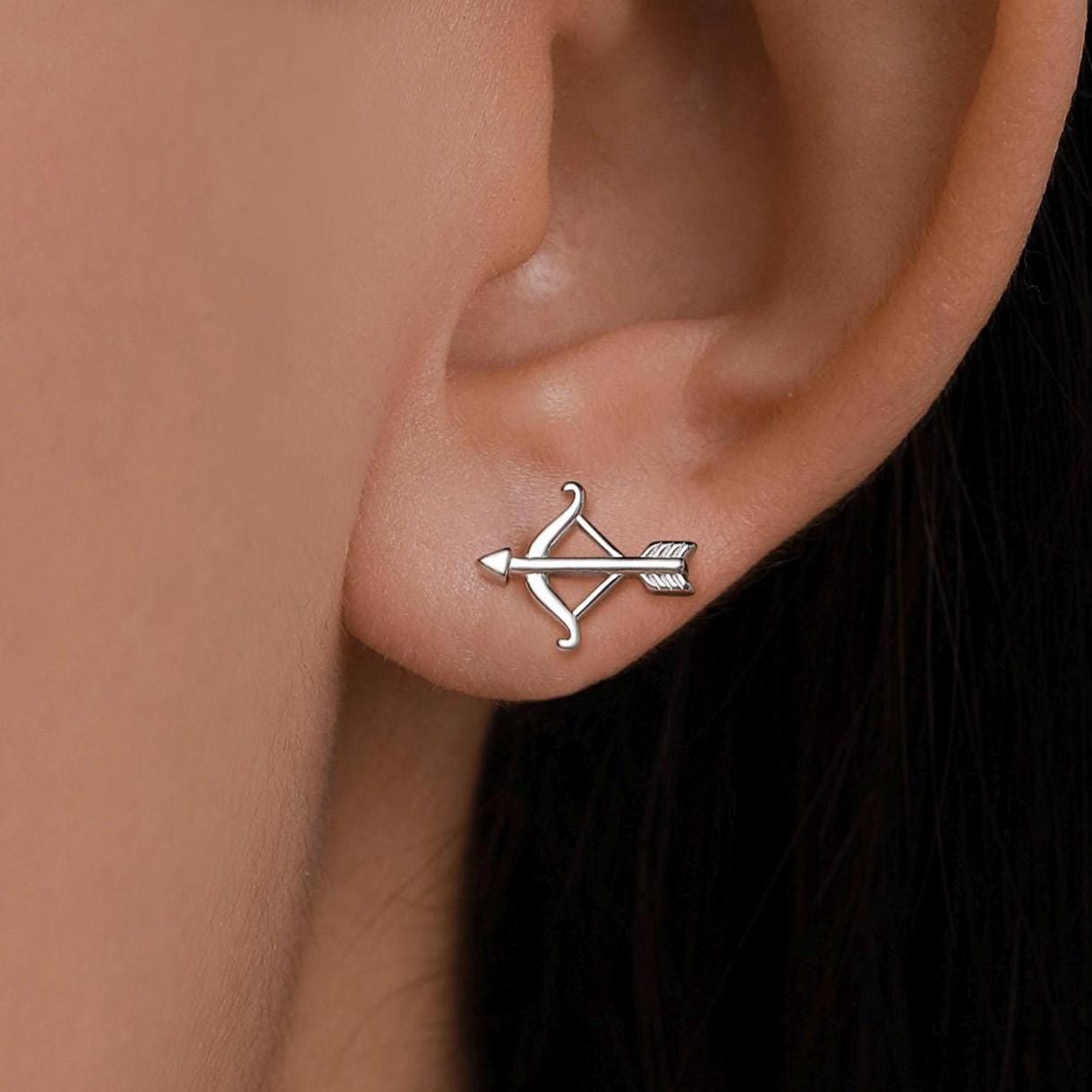 Arrow Earrings - Etsy