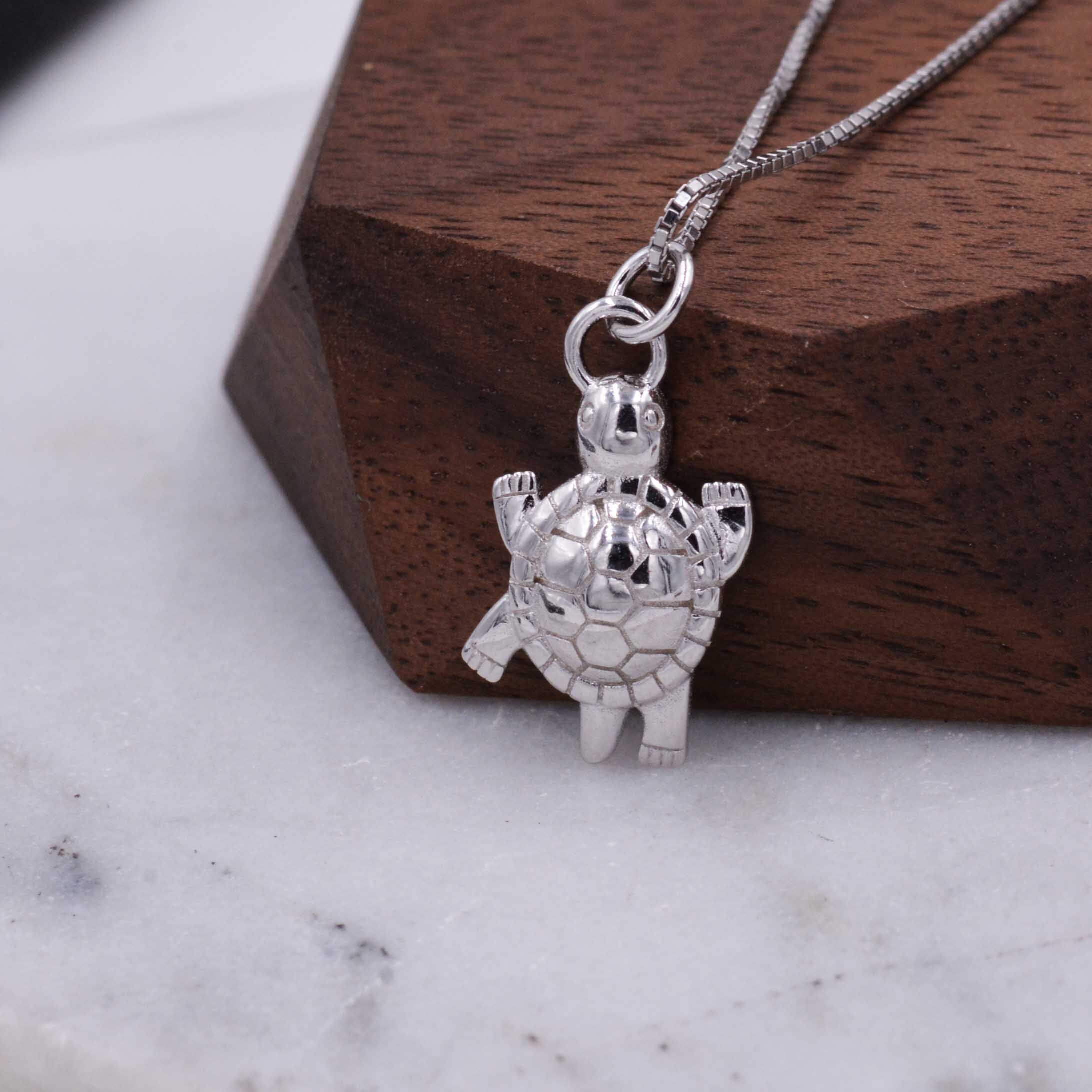quirky silver necklace