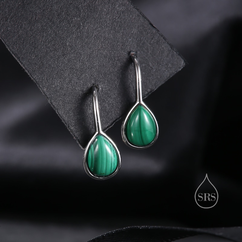 Malachite Pia Earrings