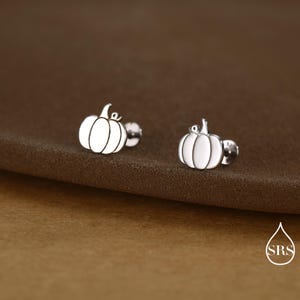 Pumpa 16G örhängen med invändig gänga i sterlingsilver med platta baksida