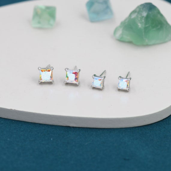 Orecchini Quadrati Con Zirconi - Argento 925 – Barbato Gioielli - Foto 9