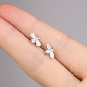 Sterling Silver Bee Stud Earrings main image 0