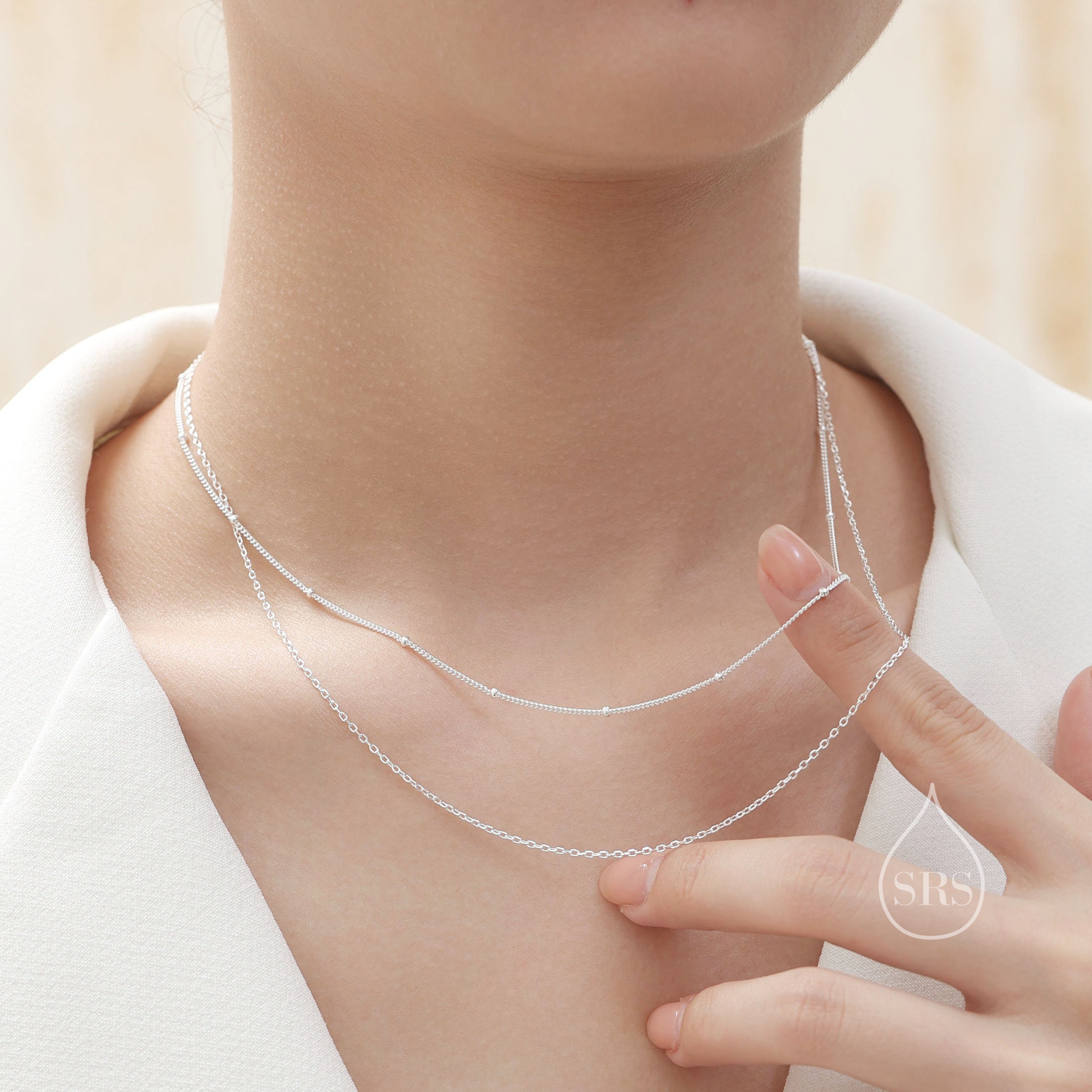 ネックレス・ペンダント Double Layered Chain Strap Necklace #5768 il_fullxfull.5514886813_i5e0.jpg