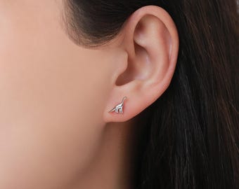 Seplici orecchini in argento con perla barocca