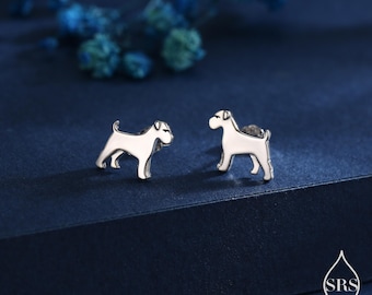 s.m様❤シュナウザー イヤリング ミニチュアシュナウザー犬用ダングルイヤリング 18Kゴールドメッキ