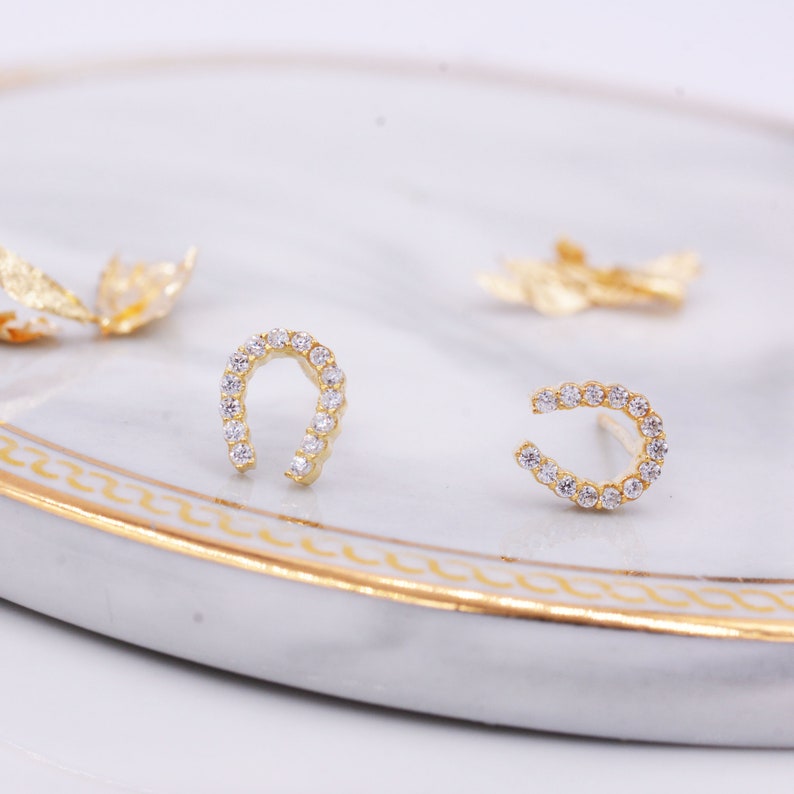 sterling-silver-horseshoe-stud-earrings-with-sparkling-cz-etsy-uk